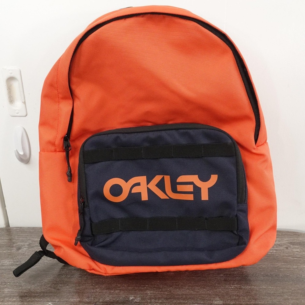 Oakley Orange and Navy Laptop Backpack